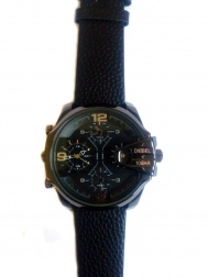 Мужские часы Diezel 10 Bar
                                                                                        (Цвет циферблата: Чёрный,  Цвет ремешка: Чёрный)
                                                    