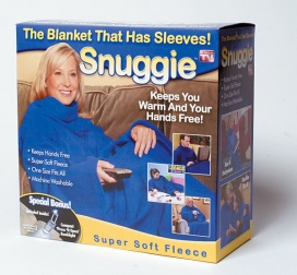 Одеяло-плед с рукавами Snuggle (Снагги)
                                                                                        (Цвет: Красный  )
                                                    