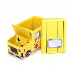 Короб для хранения игрушек Автобус, 2 отделения (55х25?25 см)
                                                                                        (Цвет: Жёлтый  )
                                                    