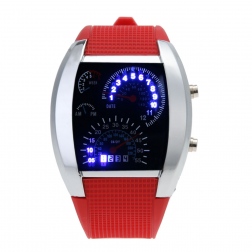 Часы наручные Спидометр
                                                                                        (Цвет ремешка : Красный   )
                                                    