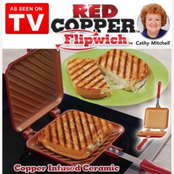 Двойная сковорода для бутербродов Red Copper Flipwich Duo
                                                                                