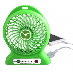 USB-вентилятор PORTABLE LITHIUM BATTERY FAN
                                                                                        (Цвет: Зелёный  )
                                                    