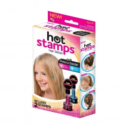 Штампы для нанесения рисунка на волосы Hot Stamps, 2 шт
                                                                                