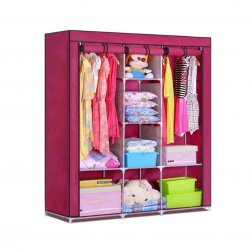 Складной каркасный тканевый шкаф STORAGE WARDROBE
                                                                                        (Цвет: Розовый  )
                                                    