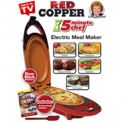 Универсальная электрическая омлетница Red Copper 5 Minute Chef
                                                                                