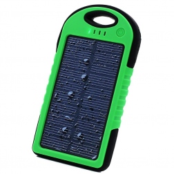 Power Bank с солнечной батареей, 5000 мАч
                                                                                        (Цвет: Зелёный  )
                                                    