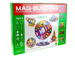 Магнитный конструктор Mag-Building 78 деталей арт.78pcs
                                                                                