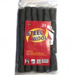 Набор губок из металлической шерсти Steel Wool, 24 шт
                                                                                