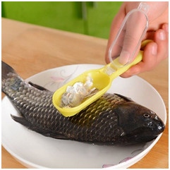 Нож для чистки рыбы  EASY  SELF-COLLECT  FISH  SCALE  CLEANER 
                                                                                        (1: -  )
                                                    