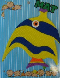 Противоскользящий детский коврик Suction Mat
                                                                                        (Форма: Рыбка  )
                                                    