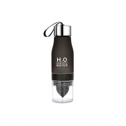 Бутылка-соковыжималка H2O Drink More Water, 650 мл
                                                                                        (Цвет: Чёрный  )
                                                    