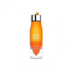 Бутылка-соковыжималка H2O Drink More Water, 650 мл
                                                                                        (Цвет: Оранжевый  )
                                                    