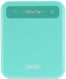 Компактное зарядное устройство REMAX RPP-51 PINO POWER BANK, 2500mAh
                                                                                        (Цвет: Бирюзовый  )
                                                    