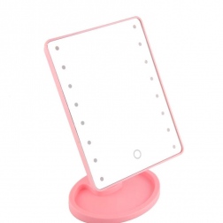 Зеркало Large LED Mirror
                                                                                        (Цвет: Розовый  )
                                                    