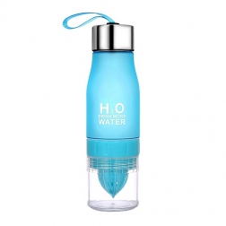 Бутылка-соковыжималка H2O Drink More Water, 650 мл
                                                                                        (Цвет: Голубой  )
                                                    