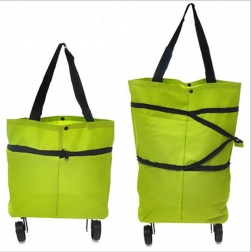 Складная сумка на колесиках
                                                                                        (Цвет: Зелёный  )
                                                    