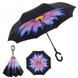 Зонт Наоборот
                                                                                        (Рисунок: Фиолетовый цветок  )
                                                    