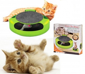 Интерактивная игрушка для кошек  "ПОЙМАЙ МЫШКУ"  CATCH THE MOUSE
                                                                                        (1: -  )
                                                    