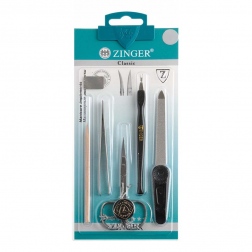 Маникюрный набор из 5-ти инструментов с ножницами ZINGER
                                                                                        (-: 1  )
                                                    