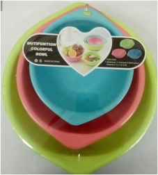 Набор из трех мисок Multifuntional Colorful Bowl
                                                                                        (1: -  )
                                                    