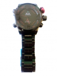 Мужские часы Weide
                                                                                        (Цвет: Чёрный с красным  )
                                                    
