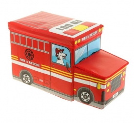 Короб для хранения игрушек Автобус, 2 отделения (55х25?25 см)
                                                                                        (Цвет: Голубой  )
                                                    