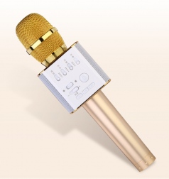 Micgeek Q9 беспроводной микрофон bluetooth для смартфонов, телефон android и Iphone
                                                                                        (Цвет: Золотой  )
                                                    