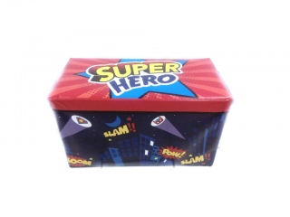 Короб-пуф для хранения игрушек, 60х31х35 см
                                                                                        (Рисунок: Супергерой  )
                                                    