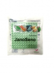 Универсальная полимерная губка со щетиной Janoseno, 10х10 см
                                                                                
